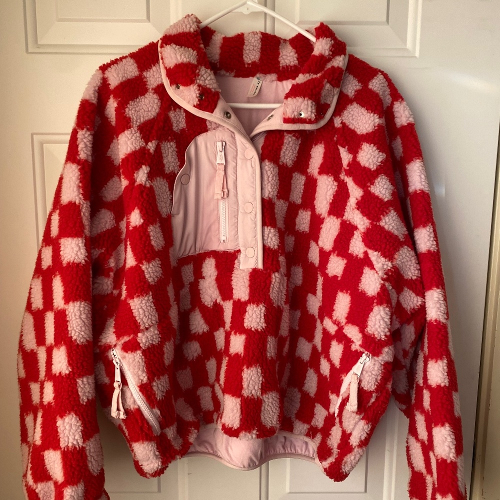 Free People Movement Hit the Slopes printed fleece pullover